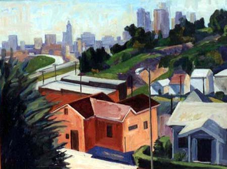 Houses, Elysian Park with Civic Center