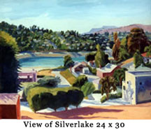 View of Siverlake 24 x 30